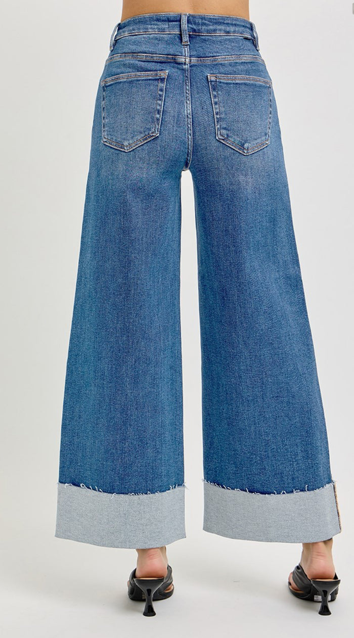 Risen High Rise Crop Wide Cuff
