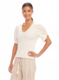 Karen Kane Twist Sleeve Top