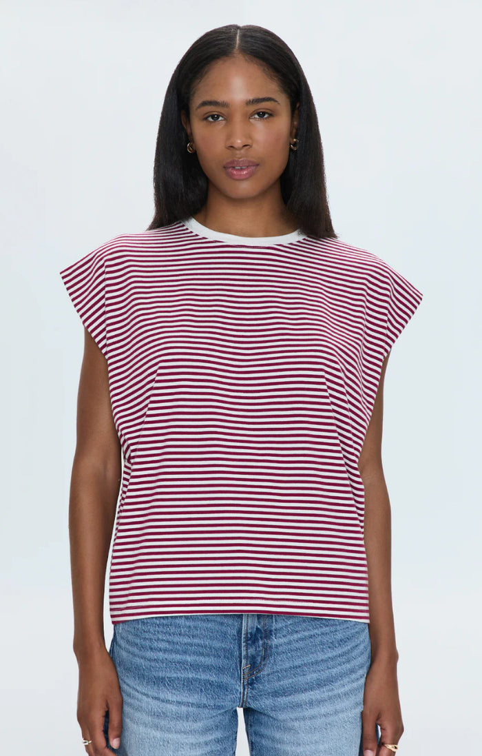 Pistola Trina Sangria Muscle Tee