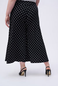 Joseph Ribkoff Dot Print Culotte Pants