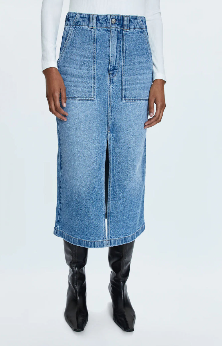 Pistola High Rise Denim Skirt