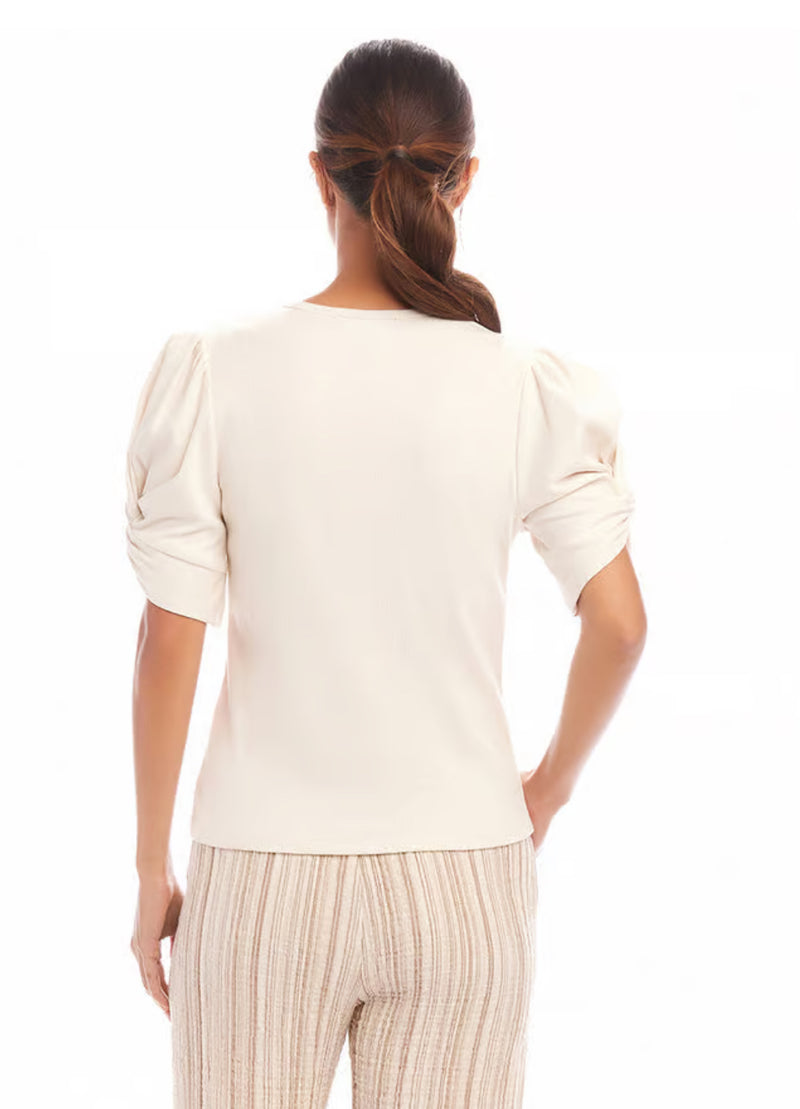 Karen Kane Twist Sleeve Top