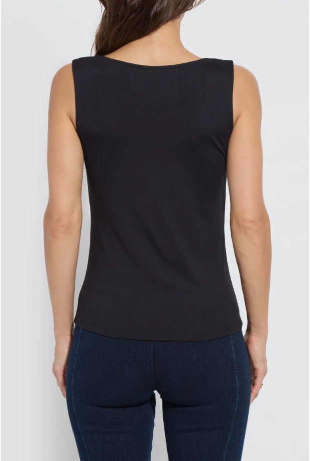 Lysse Evie Black Scoop Neck Tank