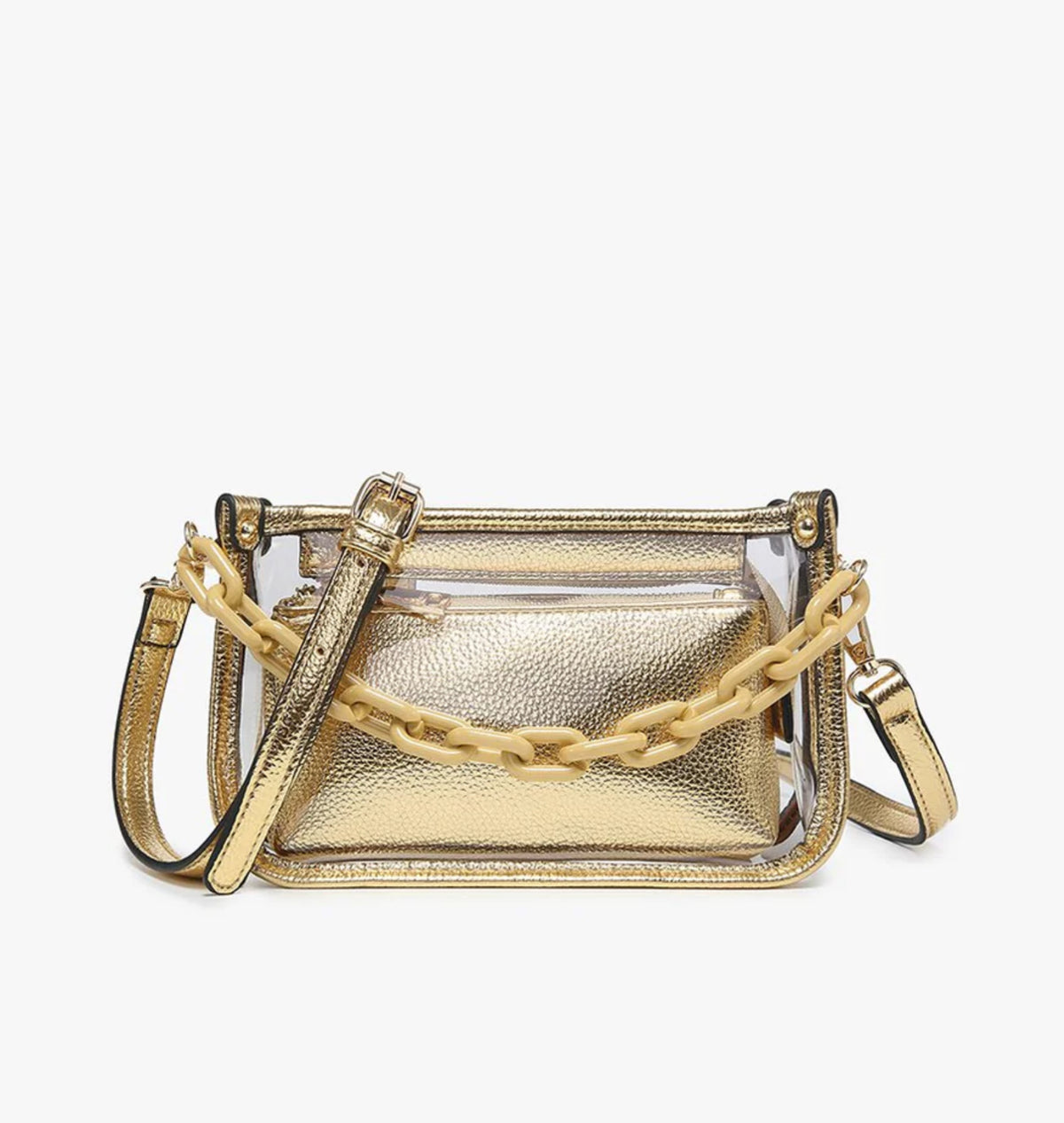 Jessica Vegan Clear Crossbody