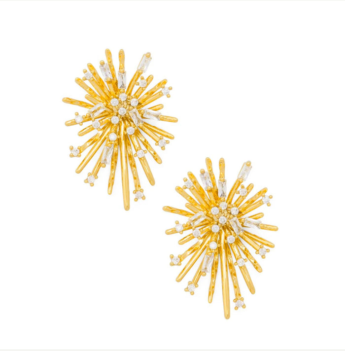 Crystal Starburst Earrings