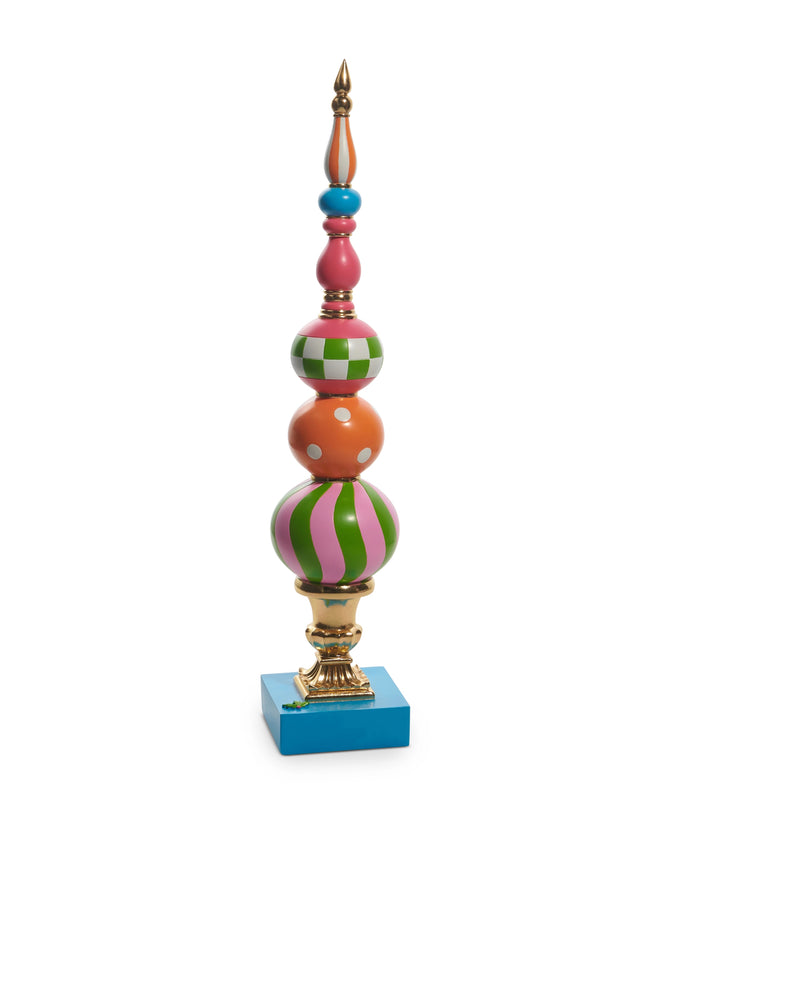 36" Multicolor Finial