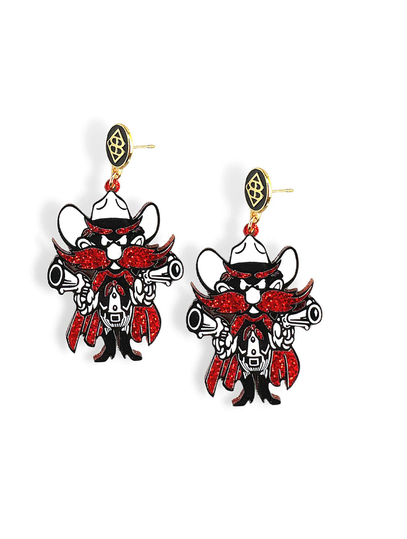 Red Raider Earrings Brianna Cannon