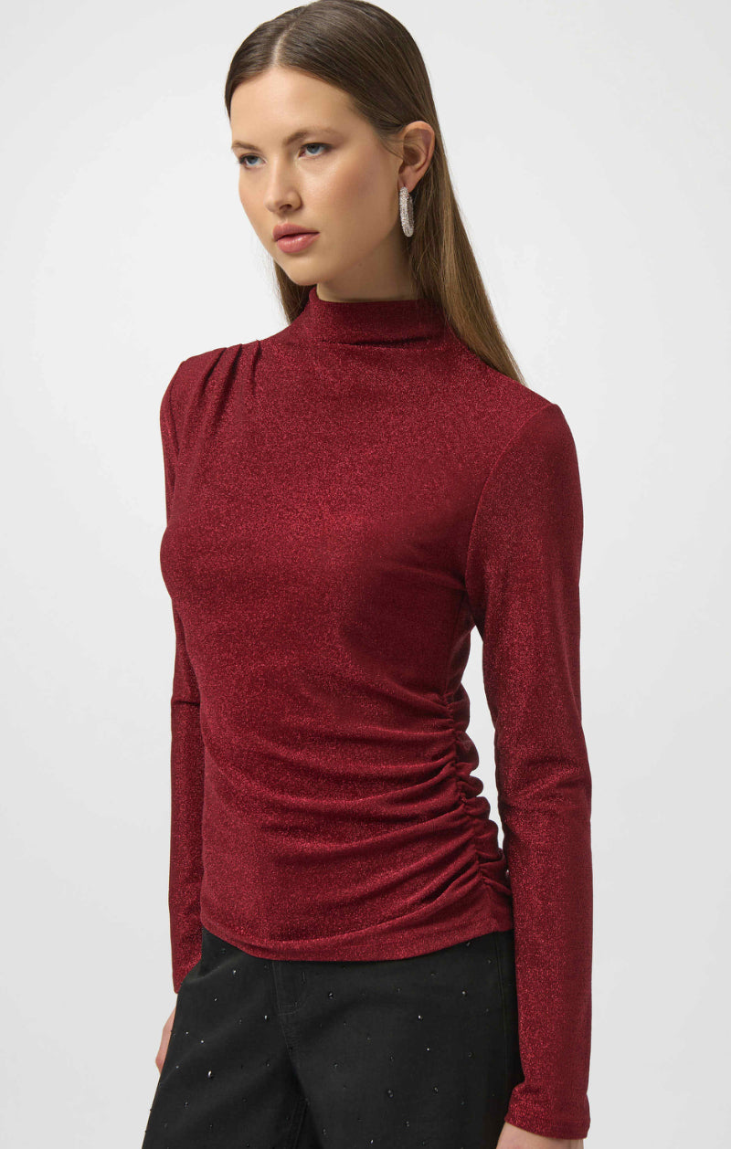 Joseph Ribkoff Sparkle Knit Fitted Top