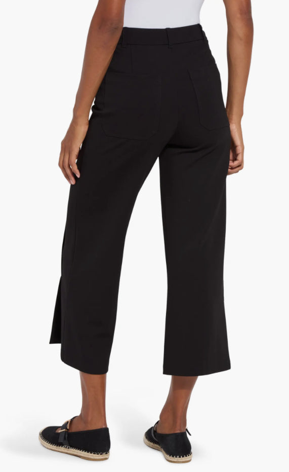 Lysse Kori Black Pleat Detail Cropped Pan