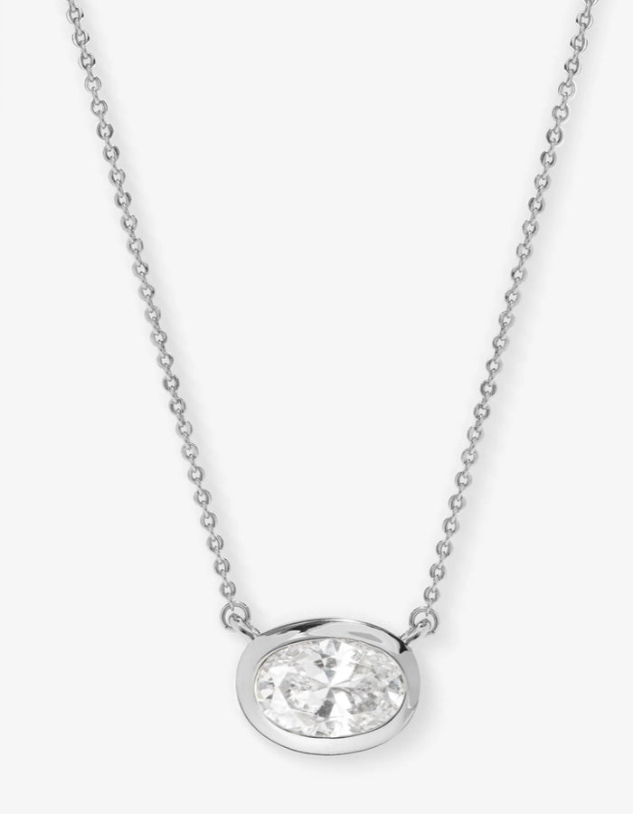 She's a Boss Pendant Necklace- Silver