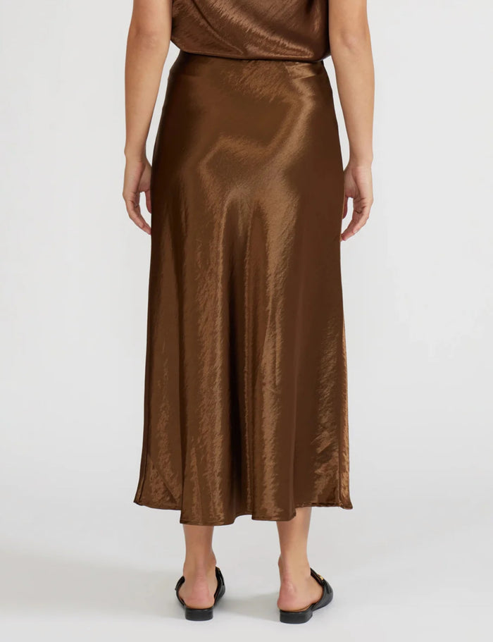 Lucy Paris- Barbara Satin Skirt