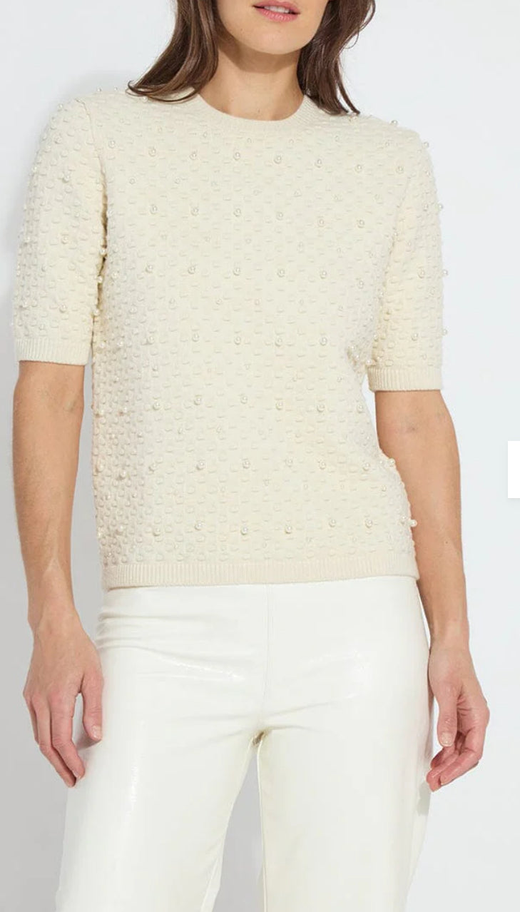 Lysse Pearl Short Sleeve Sweater