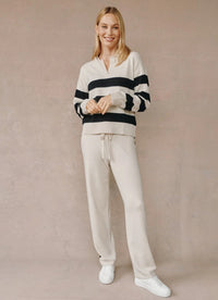 Bella Dahl- Stripe Placket Pullover