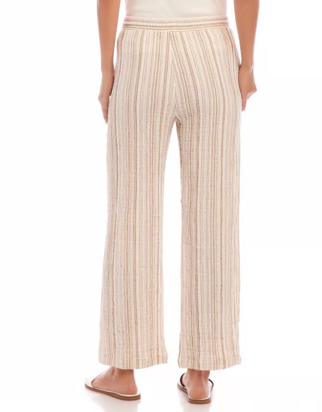 Metallic Stripe Karen Kane Pants