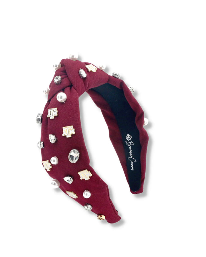 Maroon A&M Headband Brianna Cannon