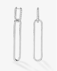 Mama Carrie Chain Convertible Huggies - Silver/White