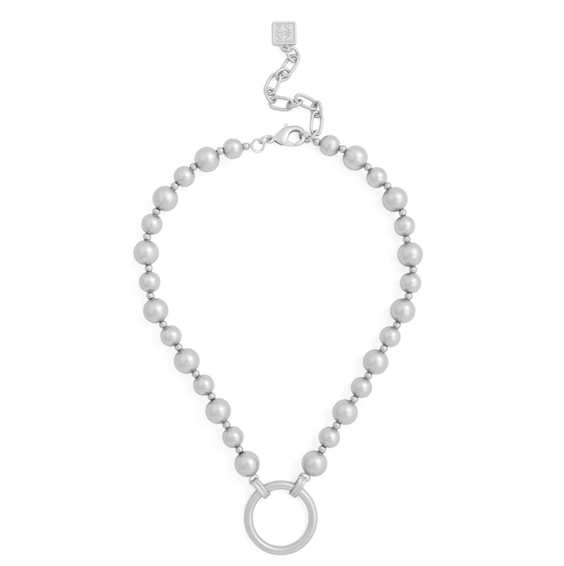 Ally Collar Necklace- Silver