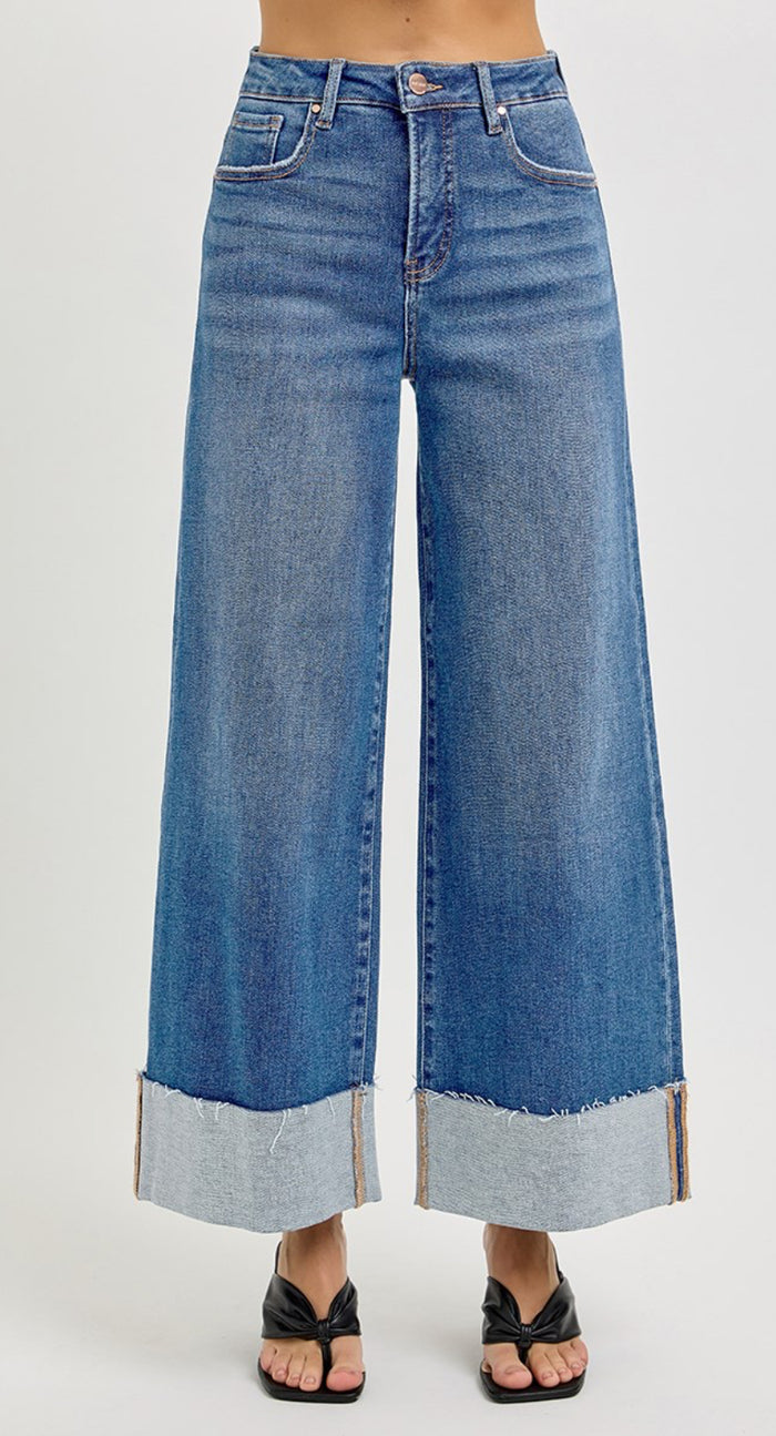 Risen High Rise Crop Wide Cuff