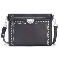 Black Jordyn Cross-Body Organizer