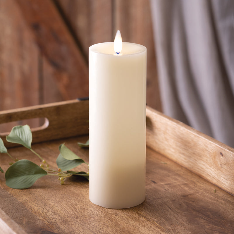 Large Infinite Wick Wax Pillar Candle