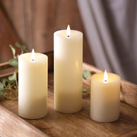 Large Infinite Wick Wax Pillar Candle