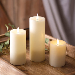 Large Infinite Wick Wax Pillar Candle