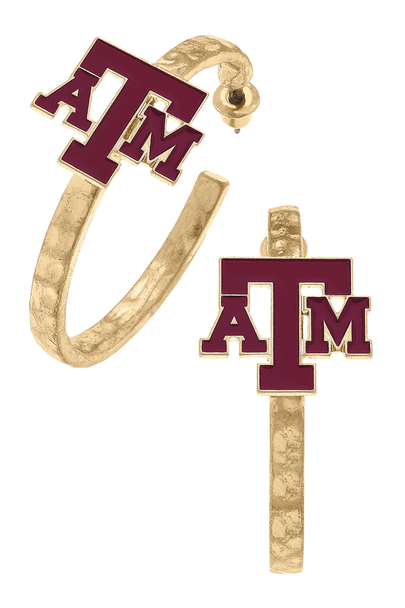 A&M Hoop Earrings