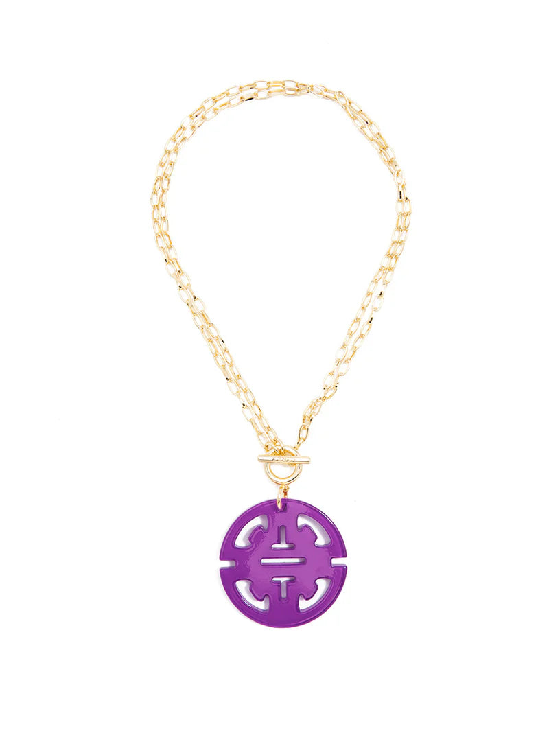 Purple Zenzii Necklace