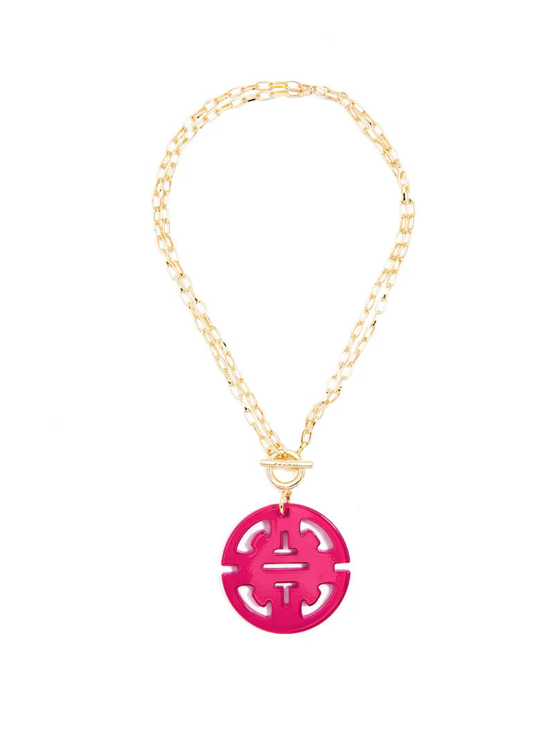 Hot Pink Zenzii Necklace