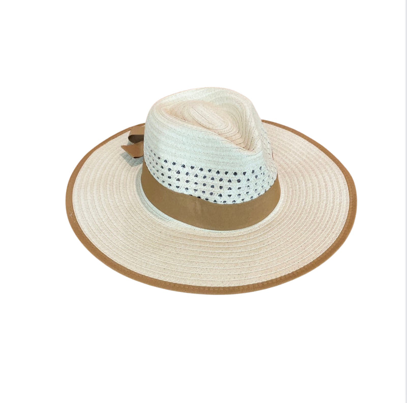 Natural Hat Ribbon Band