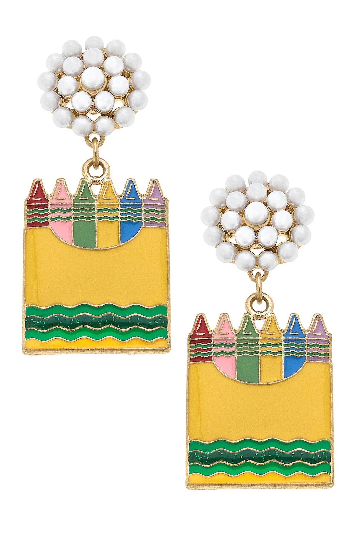 Crayon Box Earrings