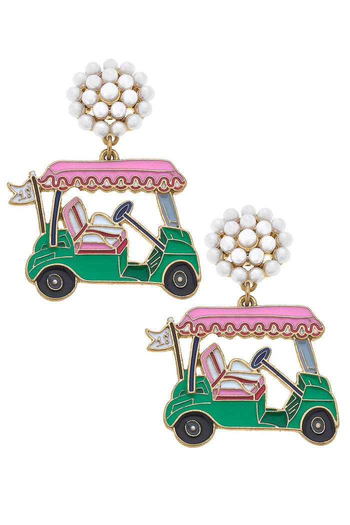 Golf Cart Earrings