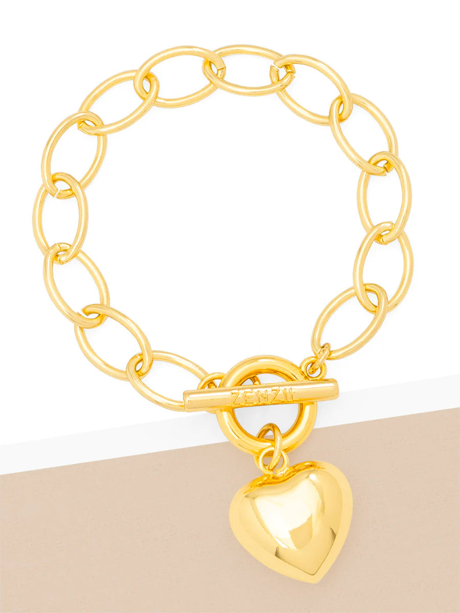 Heart Puff Bracelet