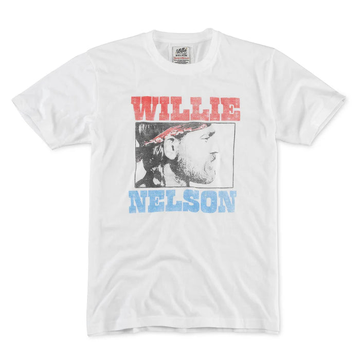 White Willie Nelson Men’s Tee