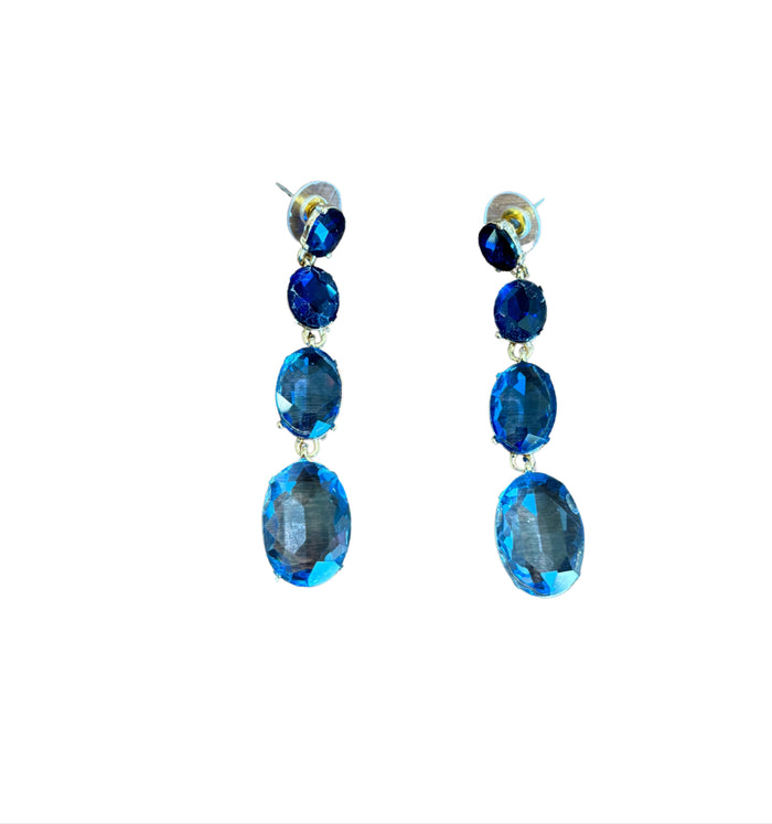 Ombré Blue Earrings