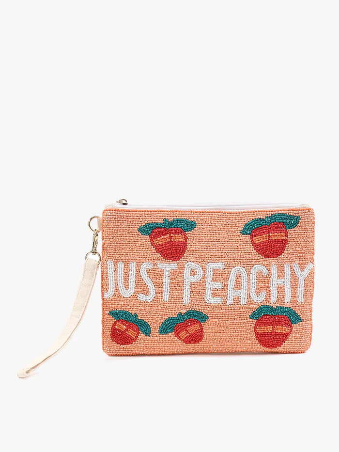 Just Peachy Wristlet