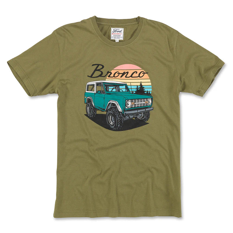 Men’s Bronco Green Tee