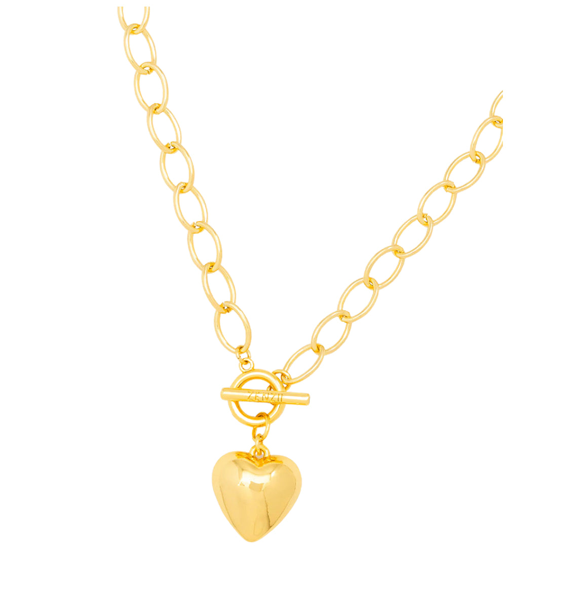 Heart Puff Necklace