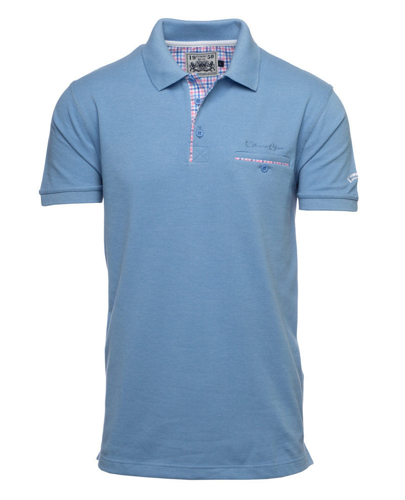 Royal Ethnic Blue Polo