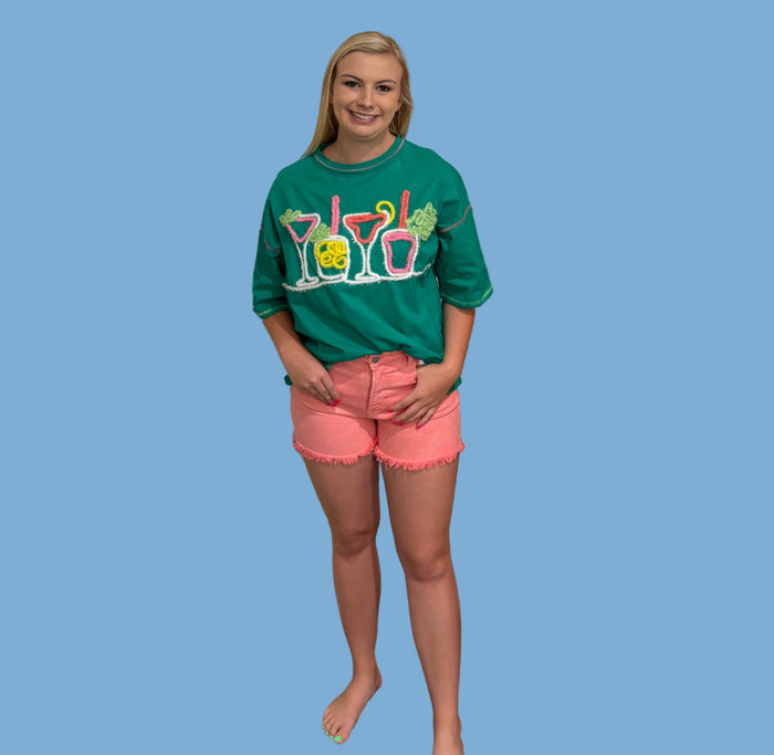 Flamingo High Rise Shorts