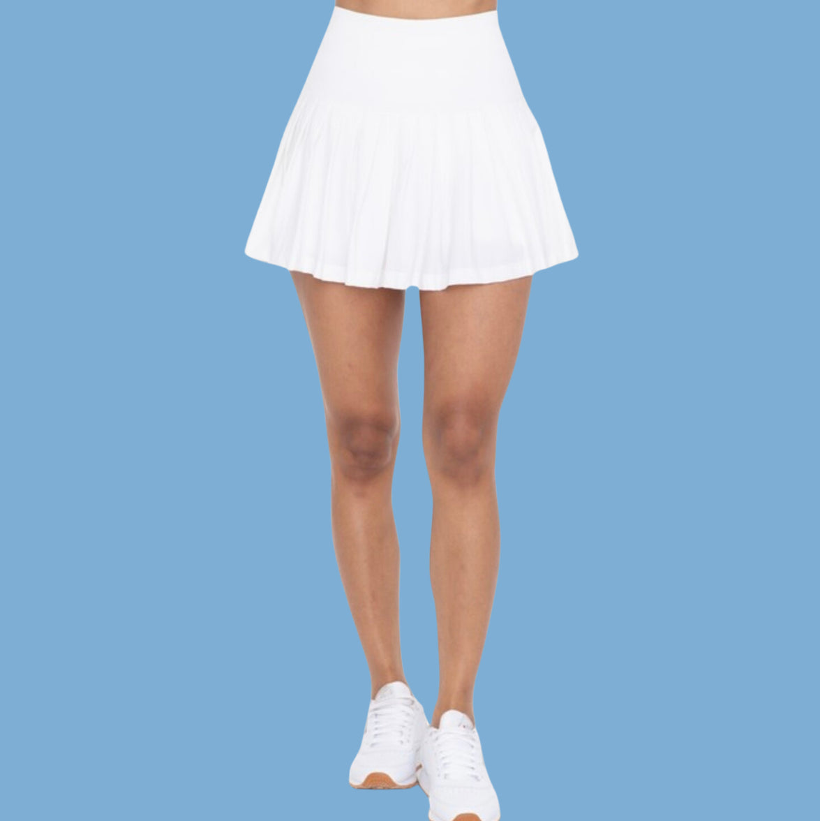 White Tennis Skort