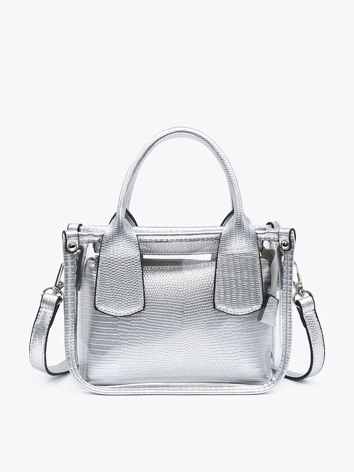 Stacey Vegan Clear Satchel