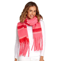 Pink Stripe Scarf