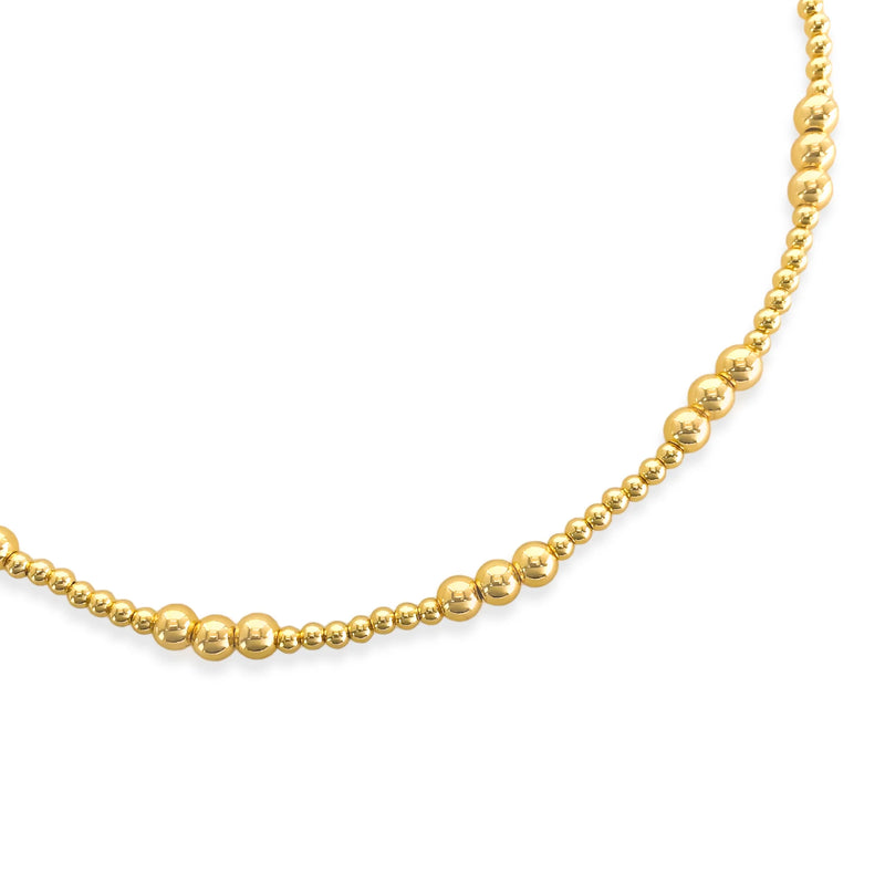 Gold Beaded Necklace