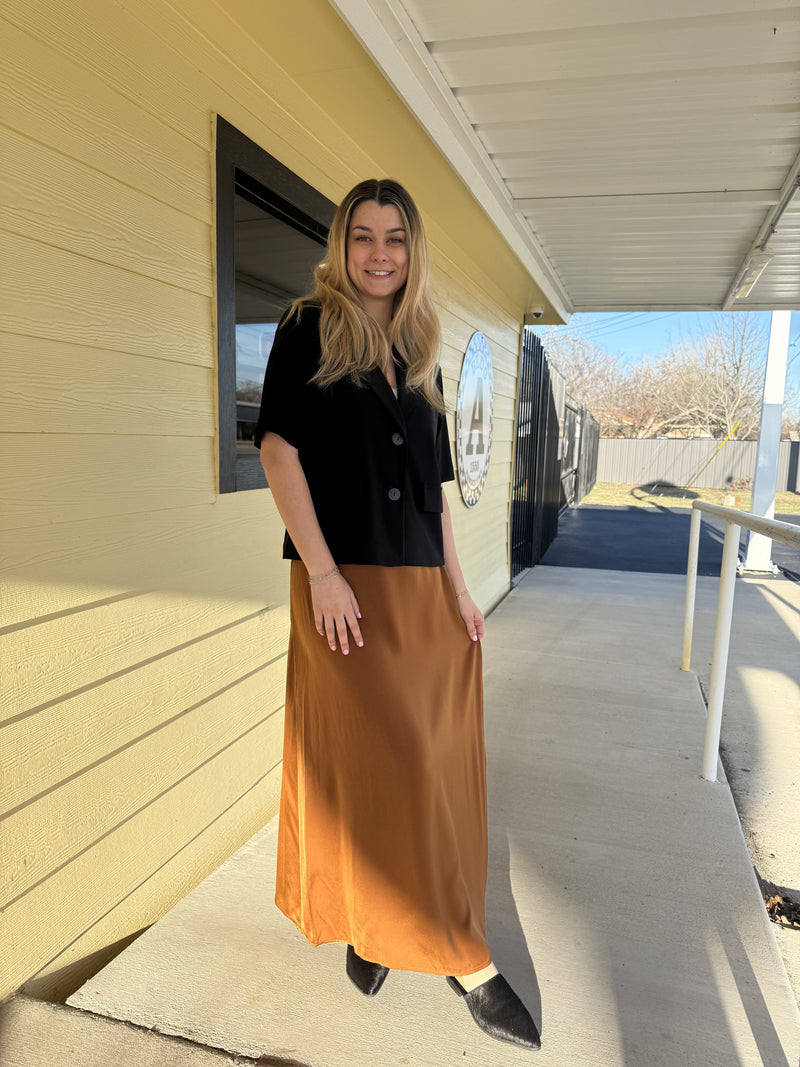 Sage The Label Bias Maxi Skirt