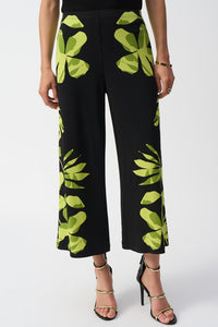 Joseph Ribkoff Silky Knit Floral Print Culotte Pants