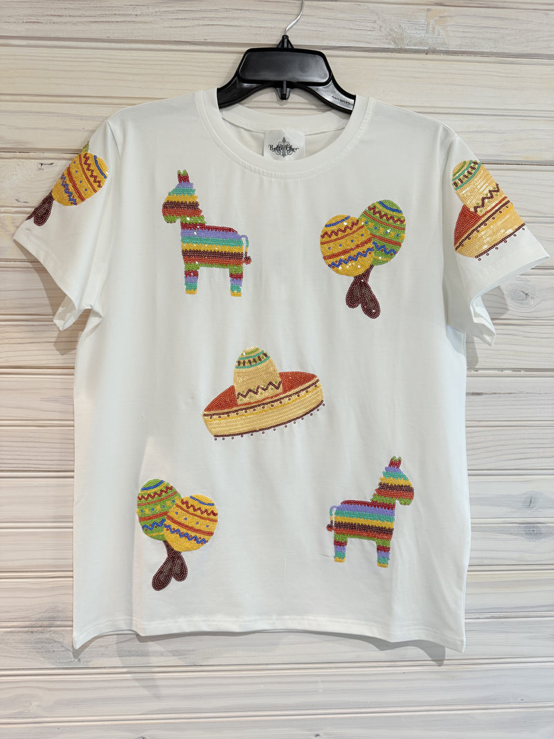 Fiesta Party Sequin Shirt