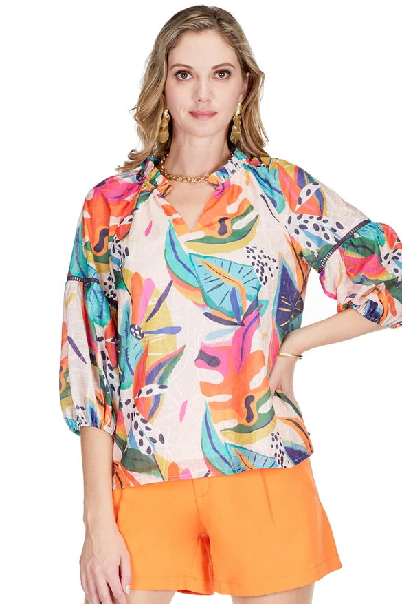 Tropical Foilage Top