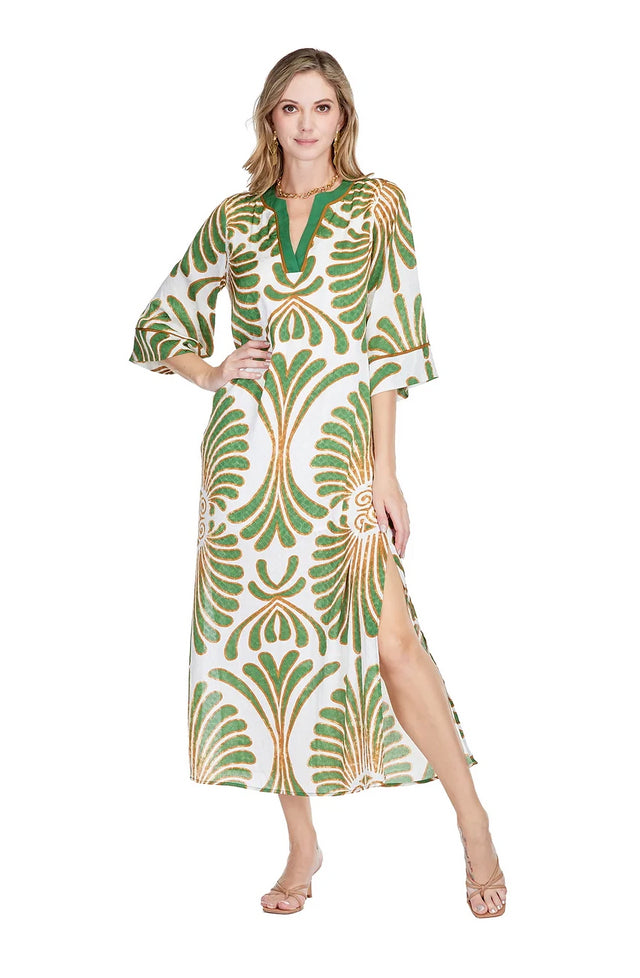 Green Palm Maxi Dress