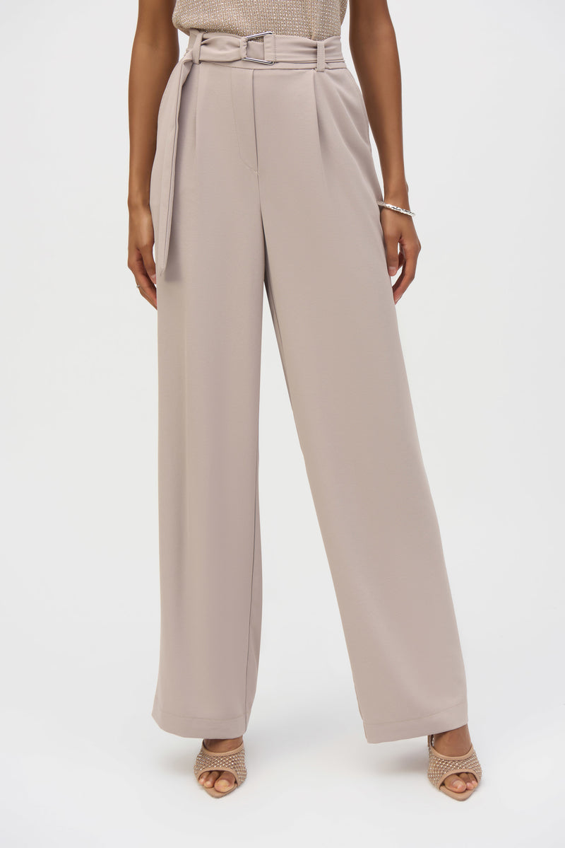 Joseph Ribkoff Woven Wide-Leg Pull-On Pants